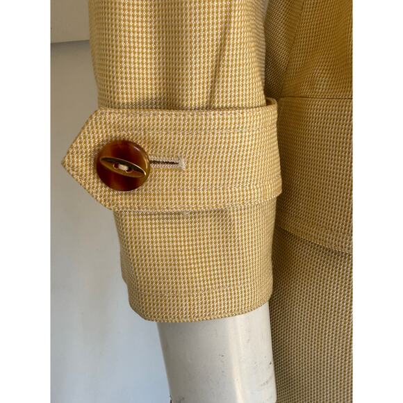 Vintage Valentino Miss V belted safari blouse top size 8 /42 - Picture 6 of 11